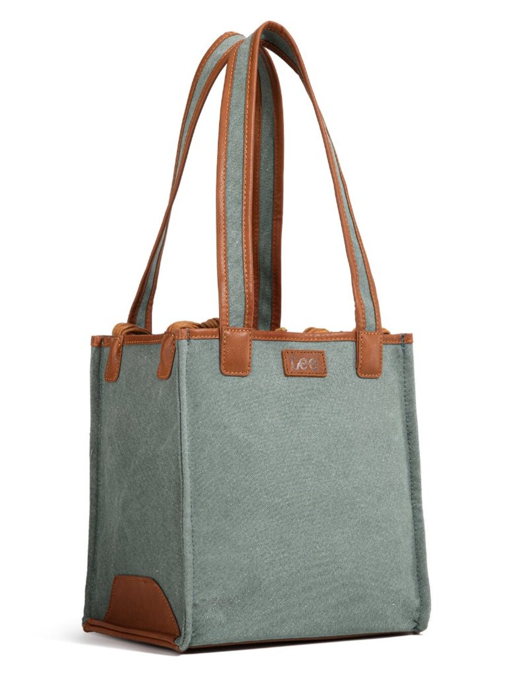 Lee Canvas Top Knot Handle Tote Bag/Shoulder Bag